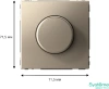 GAL000523 Systeme Electric Schneider Electric ArtGallery цвет шампань