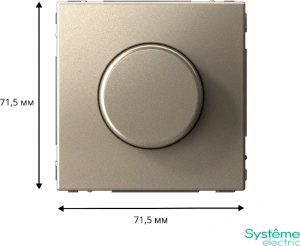 GAL000523 Systeme Electric Schneider Electric ArtGallery цвет шампань