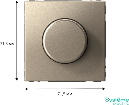 GAL000523 Systeme Electric Schneider Electric ArtGallery цвет шампань