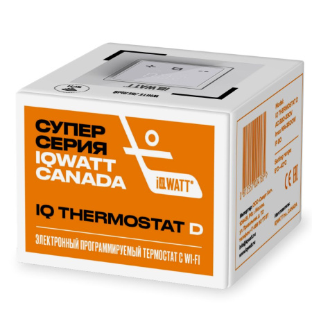 Терморегулятор IQ THERMOSTAT D white WI-FI (CN1970)