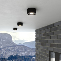 Уличный потолочный светильник Light LED 2135 IP65 Elektrostandard 35141/H черный