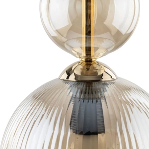 Подвесной светильник с плафонами из фактурного стекла TK Lighting 11041 Sophia Cognac