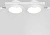 Светильник встраиваемый Maytoni Gyps Modern DL124-GU10-02-TRS-W