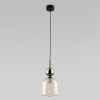 Подвесной светильник со стеклянным плафоном TK Lighting 11146  Sophia Green Cognac