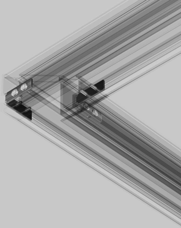 Угловой вертикальный соединитель для профиля Exility, 2 шт в упаковке Maytoni TRA034ICL-MP
