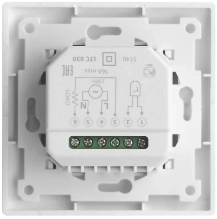 Терморегулятор AURA LTC 030 белый (CN730)