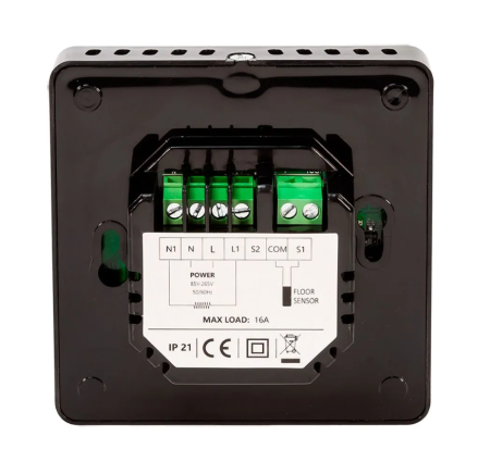 Терморегулятор ДЕВИ Prime Wi-Fi black (140F1143R)
