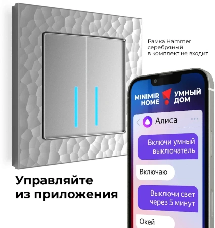 W4520606 Werkel Werkel механизмы сенсорные серебряные
