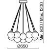 Люстра подвесная Freya Fiesta FR5231PL-13CH