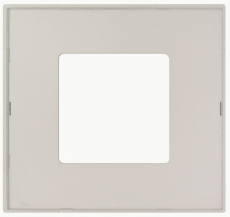 Рамка-декор 1-пост (глянец) Серый прозрачный Simon 27 белый 2700610-030 | 2700617-112