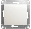 Кнопка нажимная схема 1а 10АХ Systeme Electric Glossa, перламутр GSL000615