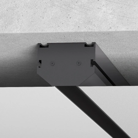 Slim Magnetic Комплект заглушек для шинопровода в натяжной потолок: торцевая и внутренняя черный Elektrostandard 85233/00