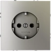 Розетка с заземлением 16А Voltum S70 шелк Soft touch пластик (VLS040104)