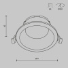 Светильник встраиваемый Maytoni Share DL126-GX53-W