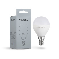Светодиодная диммируемая лампа Wi-Fi Voltega E14 5W 2700K-6500K MIX DIM VG 2428 шар матовый