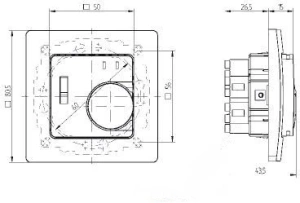 Терморегулятор EBERLE FRe 525 23 (CN489)