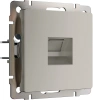 Компьютерная розетка RG45 UTP cat 5e Werkel дымчатый W1281004