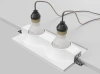 Светильник встраиваемый Maytoni Gyps Modern DL129-GU10-02-W