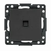 Розетка телефонная rj 11 черная EKF EZT01-034-10