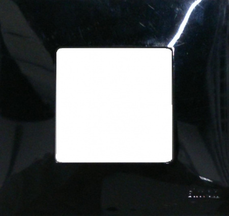 Рамка-декор 1-пост (глянец) Черный Simon 27 белый 2700610-030 | 2700617-071