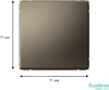 GAL000611 Systeme Electric Schneider Electric ArtGallery цвет мокко