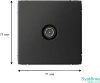 GAL001492 Systeme Electric Schneider Electric ArtGallery цвет базальт