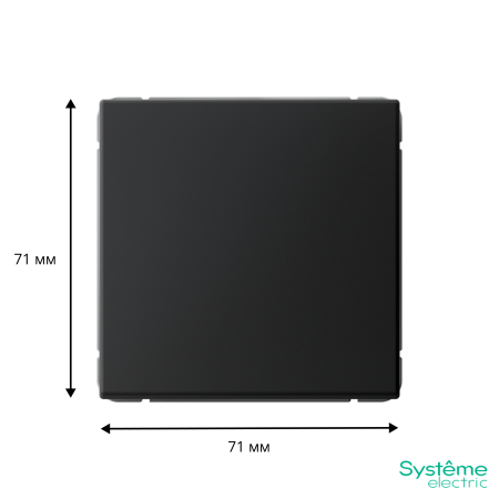 GAL001011 Systeme Electric Schneider Electric ArtGallery цвет карбон