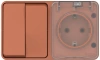 Блок розетки с выключателем Systeme Electric AtlasDesign PROFI IP54 О/У с заземл. со шт., 16А, 2-клав., 10АХ, ТЕРРАКОТОВЫЙ ATN547074