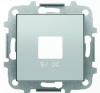 USB зарядка алюминий ABB Sky Niessen 2CLA858500A1301|2CLA818500A1001