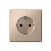 Розетка с заземлением Systeme Electric ArtGallery, 16А, песочный  GAL001243