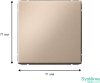 GAL001215 Systeme Electric Schneider Electric ArtGallery цвет песочный