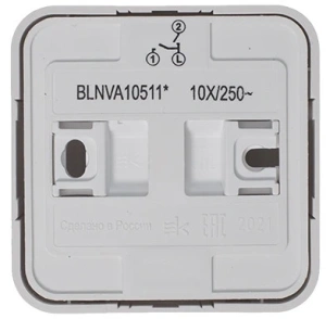 BLNVA105111 Systeme Electric Schneider Blanca накладной монтаж цвет белый