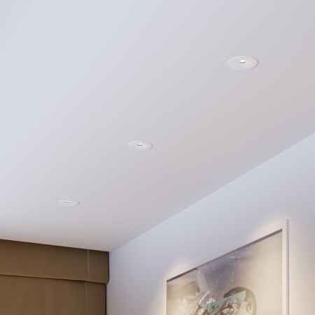 Светильник встраиваемый светодиодный Binnie 12W 3000K белый Elektrostandard 15275/LED