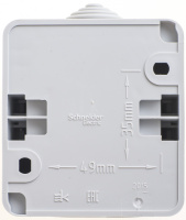 BA10-041C Systeme Electric Schneider Etude цвет серый