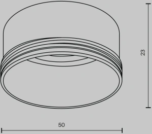 Кольцо декоративное для светильника Maytoni Focus LED  Ring M-12-W