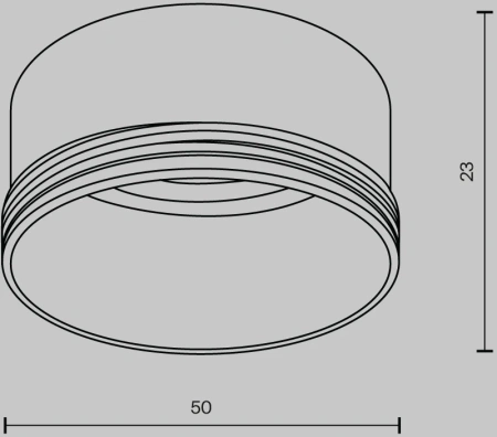 Кольцо декоративное для светильника Maytoni Focus LED  Ring M-12-W