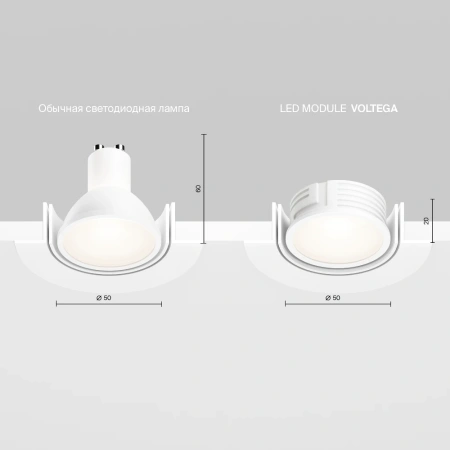 Светильник настенно-потолочный светодиодный Voltega Module LED 7206