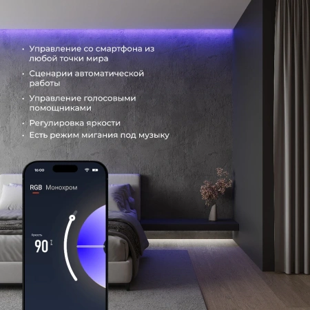 Умный контроллер для светодиодных лент RGBWW 12-24 В Elektrostandard 95000/00