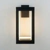 Уличный настенный светодиодный светильник Frame 3000K чёрный Elektrostandard 1527 TECHNO LED черный
