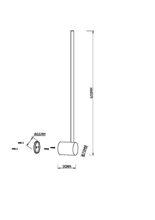 Светильник светодиодный Maytoni Light stick MOD237WL-L6B3K