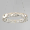 Светодиодная хрустальная люстра Eurosvet 101004 LED никель хрусталь Strotskis