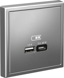 GAL000929 Systeme Electric Schneider Electric ArtGallery цвет сталь