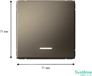 GAL000613 Systeme Electric Schneider Electric ArtGallery цвет мокко
