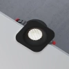 Светильник встраиваемый светодиодный с антибликовой решеткой Tetro 10W 4000K черный IP44 Elektrostandard 15276/LED