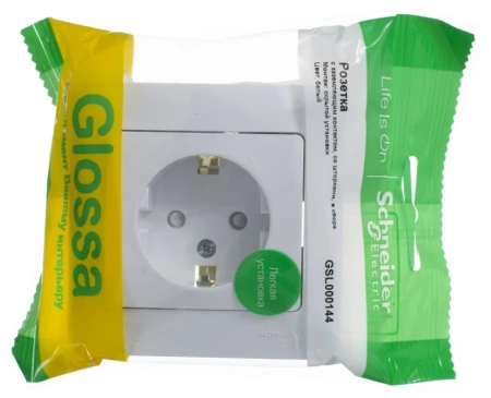 GSL000144 Systeme Electric Schneider Glossa белый