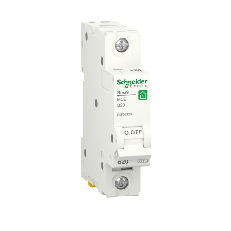 Автоматический выключатель (АВ) B 20А 1P 6000A Resi9 Schneider Electric R9F02120