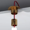 Встраиваемое крепление для круглого гибкого неона Full light латунь Elektrostandard FL 2860