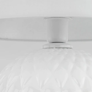 Настольный светильник с тканевым абажуром TK Lighting 16046 Santana