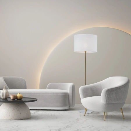 Напольный светильник с тканевым абажуром TK Lighting 16033 Umberto