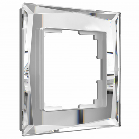 Рамка из стекла на 1 пост Diamant зеркальный Werkel Diamant зеркальный W0011220
